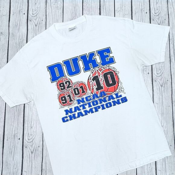2010 Duke National Champion T-Shirt Size Large - Picture 1 of 2
